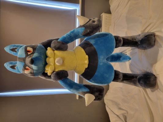 Giant Lucario! (47 inches tall)